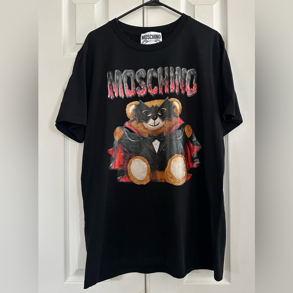 MOSCHINO Mens Vampire Teddy T-Shirt size 46 - Picture 1 of 7